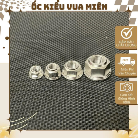 Tán hở suốt 6li 8li 10li 12li 14li inox304 dành cho các dòng xe